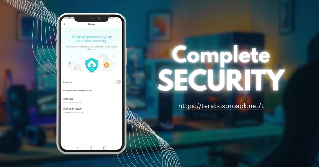 Terabox complete security feature